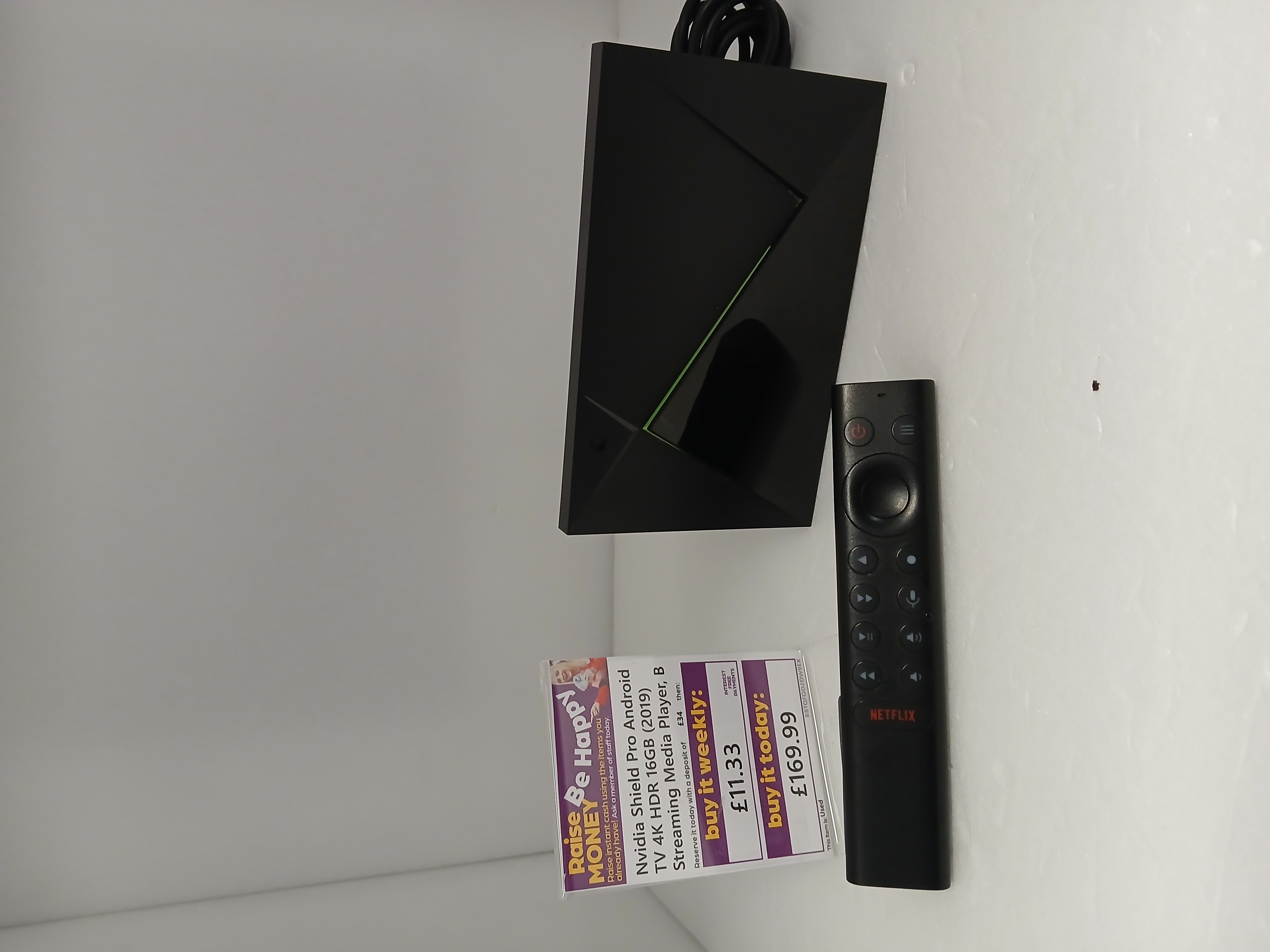 Pre-owned Nvidia Shield Pro Android TV 4K HDR 16GB (2019